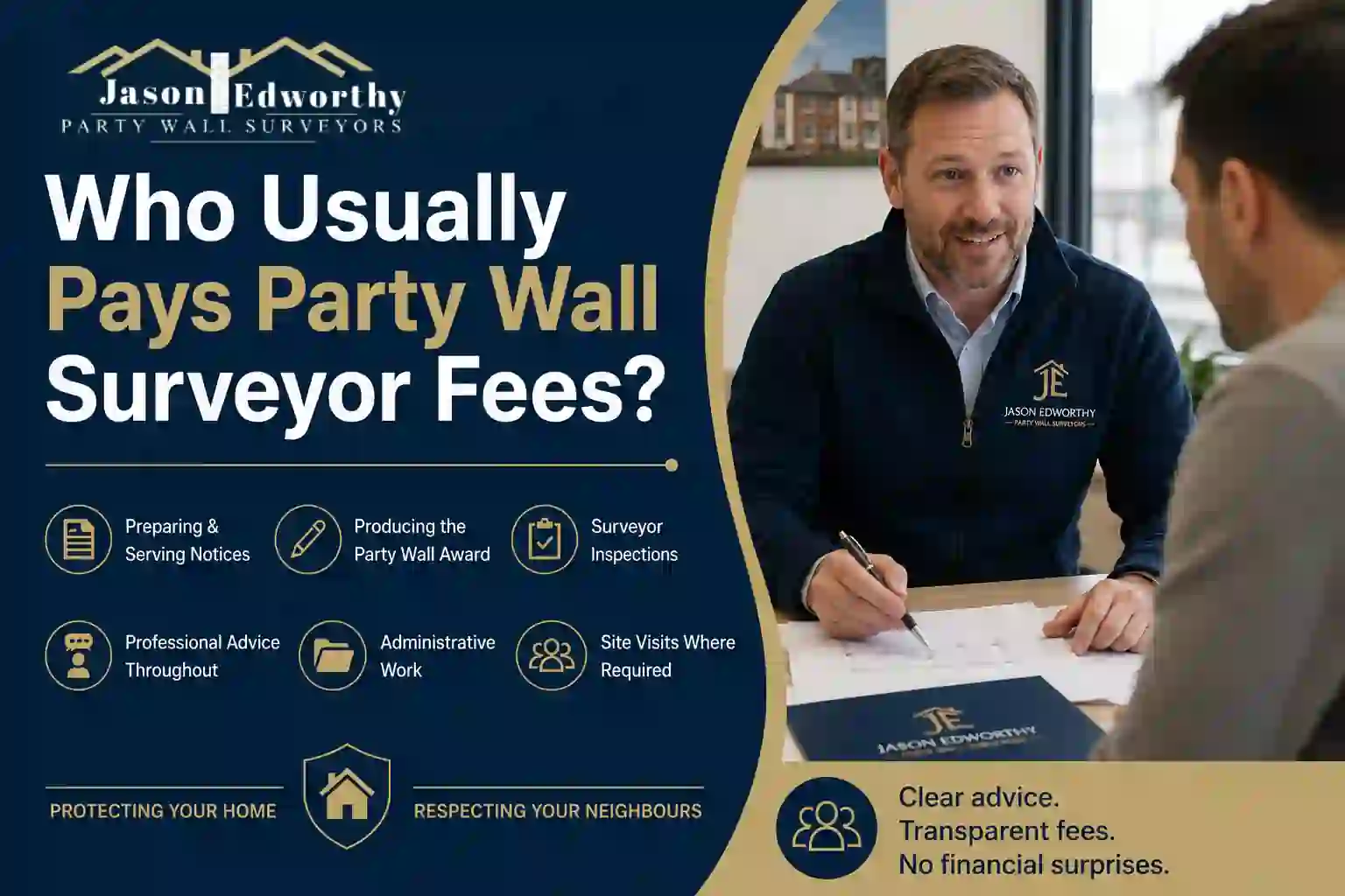 Who Usually Pays Party Wall Surveyor Fees Heanor?